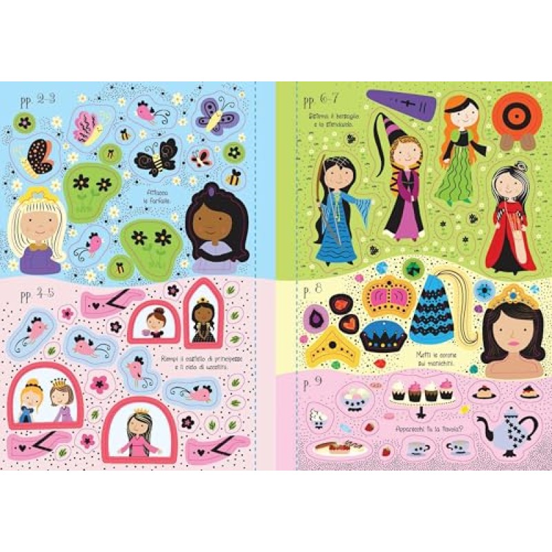 Le principesse. Con adesivi. Ediz. a colori Le principesse. Con adesivi. Ediz. a colori