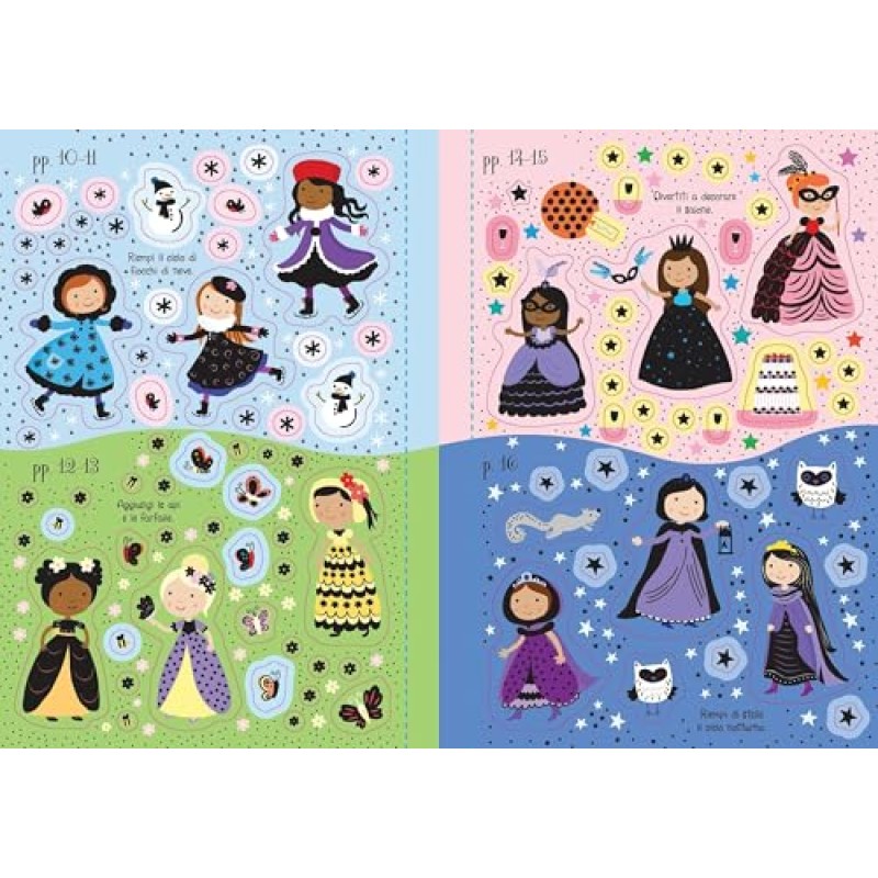 Le principesse. Con adesivi. Ediz. a colori Le principesse. Con adesivi. Ediz. a colori