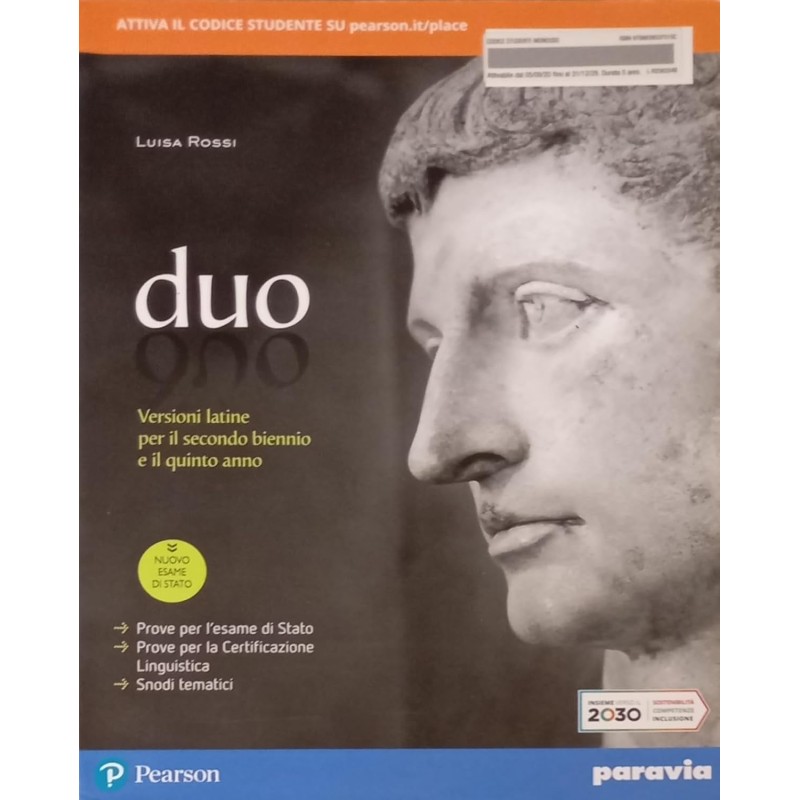 Duo. Versioni greche e latine. Per il 2° biennio e il 5° anno delle le Scuole superiori. Con e-book. Con espansione online Duo. Versioni greche e latine. Per il 2° biennio e il 5° anno delle le Scuole superiori. Con e-book. Con espansione online