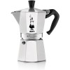 Bialetti Caffettiera Moka Express 6 Tazze, Manico anti scottatura, Non adatta a induzione, 6 Tazze (270 ml), Alluminio - 6 Tazze