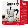 Bialetti Caffettiera Moka Express, Manico anti scottatura, Non adatta a induzione, 1 Tazze (60 ml), Alluminio - 1 Tazza