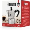 Bialetti Moka Express Caffettiera, Manico Anti Scottatura, Non Adatta A Induzione, Alluminio, Argento, 3 Tazze (130 ml) - 3 Tazze