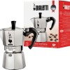 Bialetti Moka Express Caffettiera, Manico Anti Scottatura, Non Adatta A Induzione, Alluminio, Argento, 3 Tazze (130 ml) - 3 Tazze