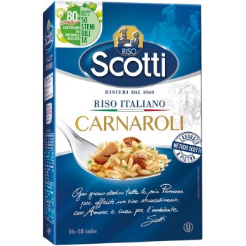 Riso Scotti - Riso Carnaroli - Riso per Risotti Superfino Pronto in 16' - 1 kg - 1 kg (Confezione da 1) Riso Scotti - Riso Carnaroli - Riso per Risotti Superfino Pronto in 16' - 1 kg - 1 kg (Confezione da 1)