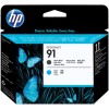HP 91 ‎C9460A, Testina di Stampa Originale HP da 775 Pagine, Compatibile con la Stampante HP DesignJet Z6100, Nero Opaco e Ciano - Nero Opaco e Ciano