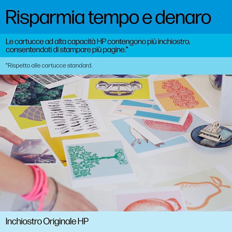 HP 91 ‎C9460A, Testina di Stampa Originale HP da 775 Pagine, Compatibile con la Stampante HP DesignJet Z6100, Nero Opaco e Ciano - Nero Opaco e Ciano