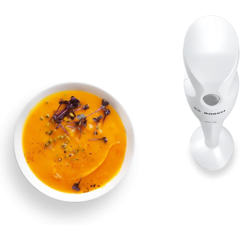 Bosch MSM6B150 Frullatore a immersione, 300W, Impugnatura ergonomica, Facile da usare e pulire, Lama acciaio inox, Piede frullatore anti schizzo, Bicchiere graduto incluso, Grigio Bosch MSM6B150 Frullatore a immersione, 300W, Impugnatura ergonomica, Facile da usare e pulire, Lama acciaio inox, Piede frullatore anti schizzo, Bicchiere graduto incluso, Grigio