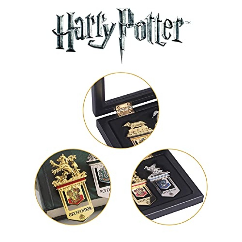 Noble Collection NN7039 - Harry Potter Set di Segnalibri delle 4 Case - Multicolor