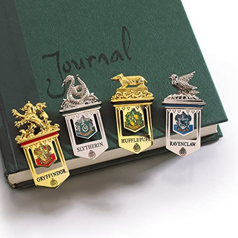 Noble Collection NN7039 - Harry Potter Set di Segnalibri delle 4 Case - Multicolor
