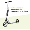HUDORA BigWheel 205 Pure Scooter, Monopattino per bambini e adulti, Scooter a partire dai 6 anni, City Roller fino a 100 kg, Pieghevole e regolabile in altezza - grigio/verde HUDORA BigWheel 205 Pure Scooter, Monopattino per bambini e adulti, Scooter a partire dai 6 anni, City Roller fino a 100 kg, Pieghevole e regolabile in altezza - grigio/verde