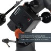 Celestron 31051 AstroMaster 130EQ Telescopio riflettore newtoniano a motore, blu scuro Celestron 31051 AstroMaster 130EQ Telescopio riflettore newtoniano a motore, blu scuro