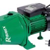 Ribimex Pompa di Superficie Autoadescante JET 81, Potenza 750W, Portata 2400 L/h, 3,5 Bar, Prevalenza 35 m, Aspirazione Fino a 7 m, Corpo in Alluminio, Ideale per Irrigazione e Uso Domestico - PRJET81