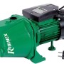 Ribimex Pompa di Superficie Autoadescante JET 81, Potenza 750W, Portata 2400 L/h, 3,5 Bar, Prevalenza 35 m, Aspirazione Fino a 7 m, Corpo in Alluminio, Ideale per Irrigazione e Uso Domestico - PRJET81