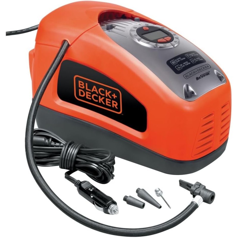 BLACK+DECKER, Compressore portatile 11 BAR. ASI300-QS