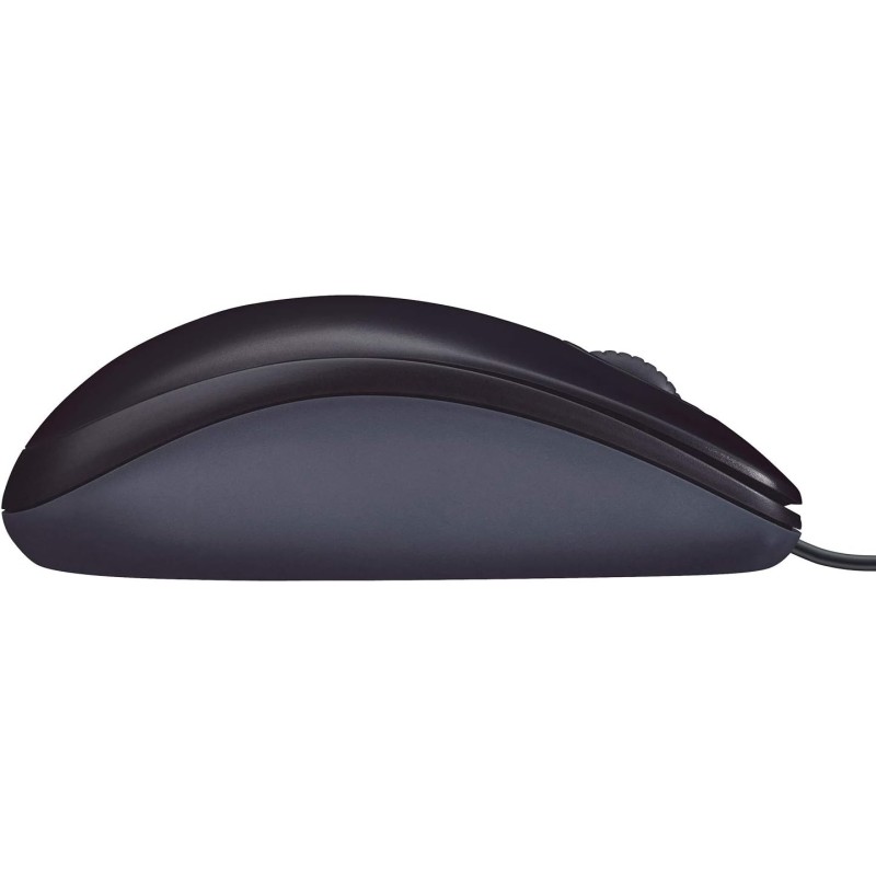 Logitech M90 Mouse USB Cablato, 1000 DPI, Mouse Ambidestro, Compatibile con PC/Mac/Laptop, Grigio - taille unique