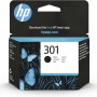 HP 301 Nero, CH561EE, Cartuccia Originale da 170 Pagine, Compatibili con Stampanti DeskJet 1000, 1050 1500, 2000, 2050, 2500, 3000, 3050, Envy 4500,5500, OfficeJet 260, 4600 - Standard Nero