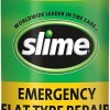 Slime 10016 Sigillante Pneumatico Antiforatura, Kit di Emergenza, per Motociclette, Motocicli, Scooter, Rimorchi, Non Tossico, Ecologico, Flacone da 237 ml