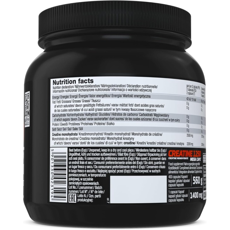Olimp Sport Nutrition Creatine Mega Caps (400 Caps)