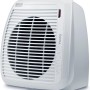 De'Longhi HVY1020 Termoventilatore verticale Young, Silenzioso e leggero, Protezione antigoccia, Maniglia, Dispositivo di sicurezza, Luce, Protezione antigelo, Piccole dimensioni, 2000watt, Bianco