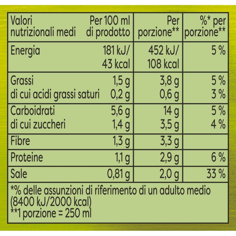 Knorr Minestrone Tradizionale, Piatti Pronti Knorr con Ingredienti 100% Naturali, Senza Coloranti e Senza Conservanti, Fonte di Fibre, Vegano, Confezione da 500ml - 500 ml (Confezione da 1)