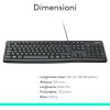 Logitech K120 Tastiera con Cavo per Windows, USB Plug-and-Play, Dimensioni Standard, Resistente agli Schizzi, Barra Spaziatrice Curva, Compatibile con PC, Laptop, Layout Italiano QWERTY - Nero Logitech K120 Tastiera con Cavo per Windows, USB Plug-and-Play, Dimensioni Standard, Resistente agli Schizzi, Barra Spaziatrice Curva, Compatibile con PC, Laptop, Layout Italiano QWERTY - Nero
