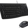Logitech MK120 Combo Tastiera e Mouse con Filo per Windows, Mouse Ottico Cablato, Tastiera di Dimensioni Standard, USB Plug-and-Play, Compatibile con PC, Laptop, Layout Italiano QWERTY - Nero