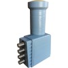 Digiquest LNB QUAD Universale LNB402C | Quattro uscite indipendenti utilizzabile per impianti standard con doppia schermatura. I/P L: 10,7~12,75 Ghz - o/P L: 950~2150 MHz - L.O. 9.75/10.6 GHZ