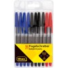 Idena 500234 - Penna a sfera, 10 pezzi, colori di scrittura assortiti