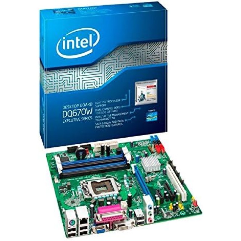 Intel DQ67OW LGA 1155 (Socket H2) Micro ATX - Scheda madre 1066,1333 MHz, Dual 1,5 V, 32 GB, Intel, Intel® Core™ i3, Intel Core i5, Intel Core i7 Intel DQ67OW LGA 1155 (Socket H2) Micro ATX - Scheda madre 1066,1333 MHz, Dual 1,5 V, 32 GB, Intel, Intel® Core™ i3, Intel Core i5, Intel Core i7