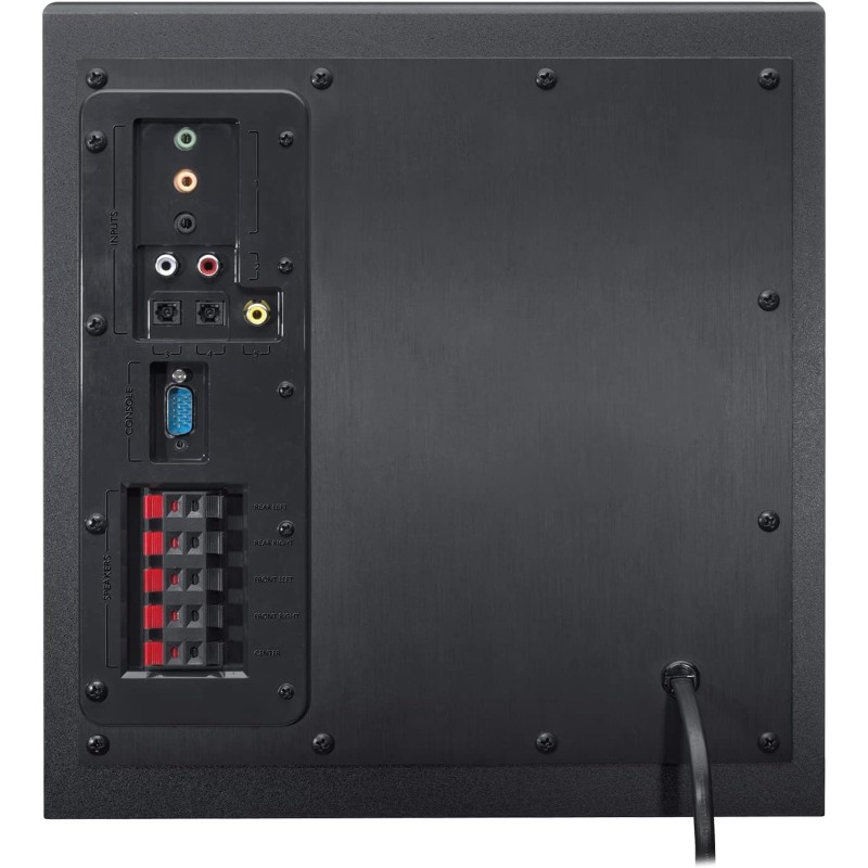 Logitech Z906 5.1 Sistema di Altoparlanti Audio Dolby Surround, Certificato THX, Dolby e DTS, Potenza 1000 Watt, Multidispositivo, Con Telecomando, Presa EU/IT, PC/PS4/Xbox/TV/Smartphone/Tablet Logitech Z906 5.1 Sistema di Altoparlanti Audio Dolby Surround, Certificato THX, Dolby e DTS, Potenza 1000 Watt, Multidispositivo, Con Telecomando, Presa EU/IT, PC/PS4/Xbox/TV/Smartphone/Tablet