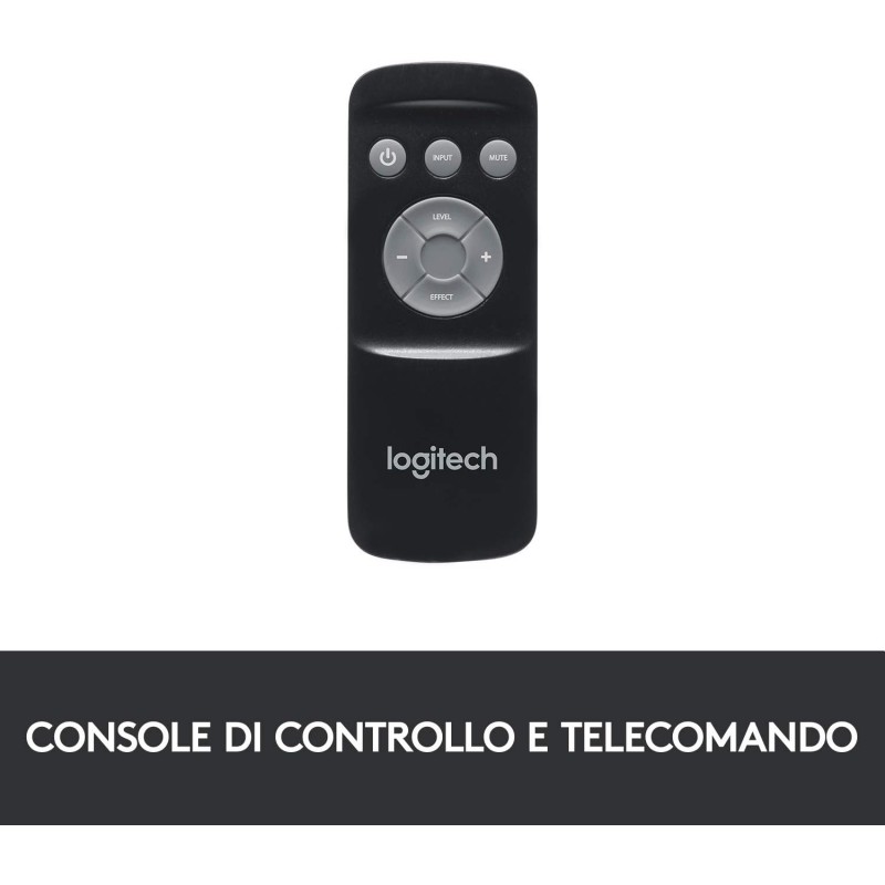Logitech Z906 5.1 Sistema di Altoparlanti Audio Dolby Surround, Certificato THX, Dolby e DTS, Potenza 1000 Watt, Multidispositivo, Con Telecomando, Presa EU/IT, PC/PS4/Xbox/TV/Smartphone/Tablet Logitech Z906 5.1 Sistema di Altoparlanti Audio Dolby Surround, Certificato THX, Dolby e DTS, Potenza 1000 Watt, Multidispositivo, Con Telecomando, Presa EU/IT, PC/PS4/Xbox/TV/Smartphone/Tablet