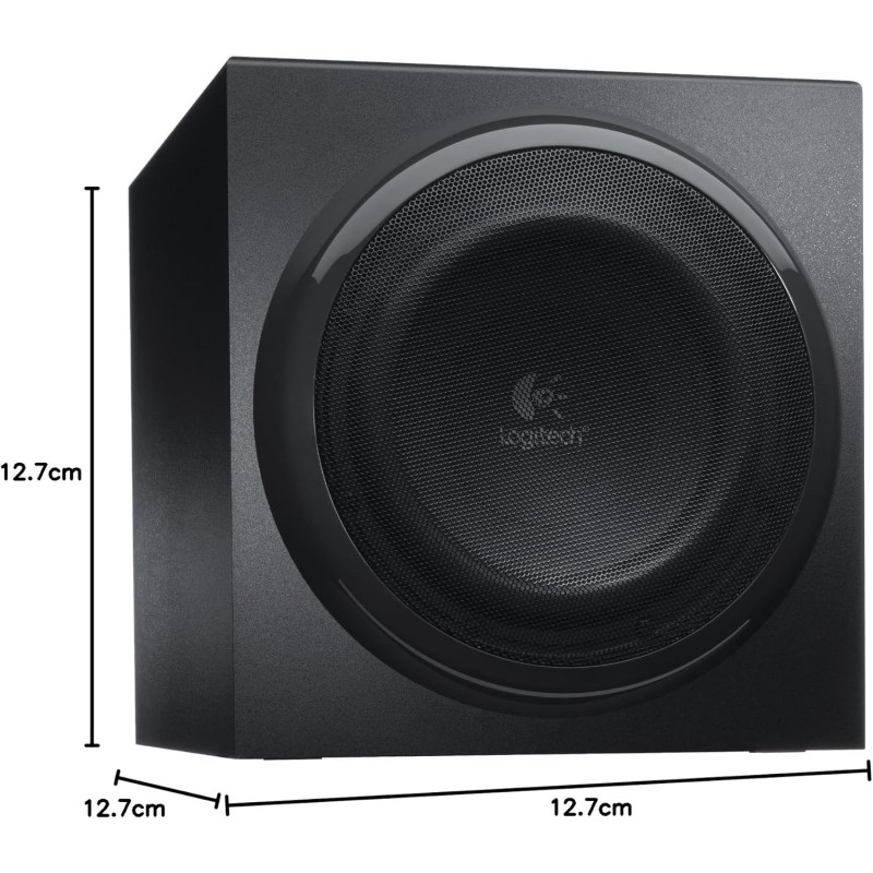 Logitech Z906 5.1 Sistema di Altoparlanti Audio Dolby Surround, Certificato THX, Dolby e DTS, Potenza 1000 Watt, Multidispositivo, Con Telecomando, Presa EU/IT, PC/PS4/Xbox/TV/Smartphone/Tablet Logitech Z906 5.1 Sistema di Altoparlanti Audio Dolby Surround, Certificato THX, Dolby e DTS, Potenza 1000 Watt, Multidispositivo, Con Telecomando, Presa EU/IT, PC/PS4/Xbox/TV/Smartphone/Tablet