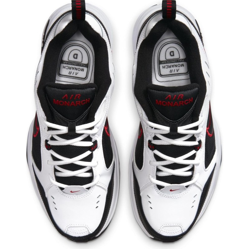 Nike Air Monarch IV, Scarpe da Ginnastica Uomo - 48.5 EU Bianco White Black Varsity Red 445 Nike Air Monarch IV, Scarpe da Ginnastica Uomo - 48.5 EU Bianco White Black Varsity Red 445