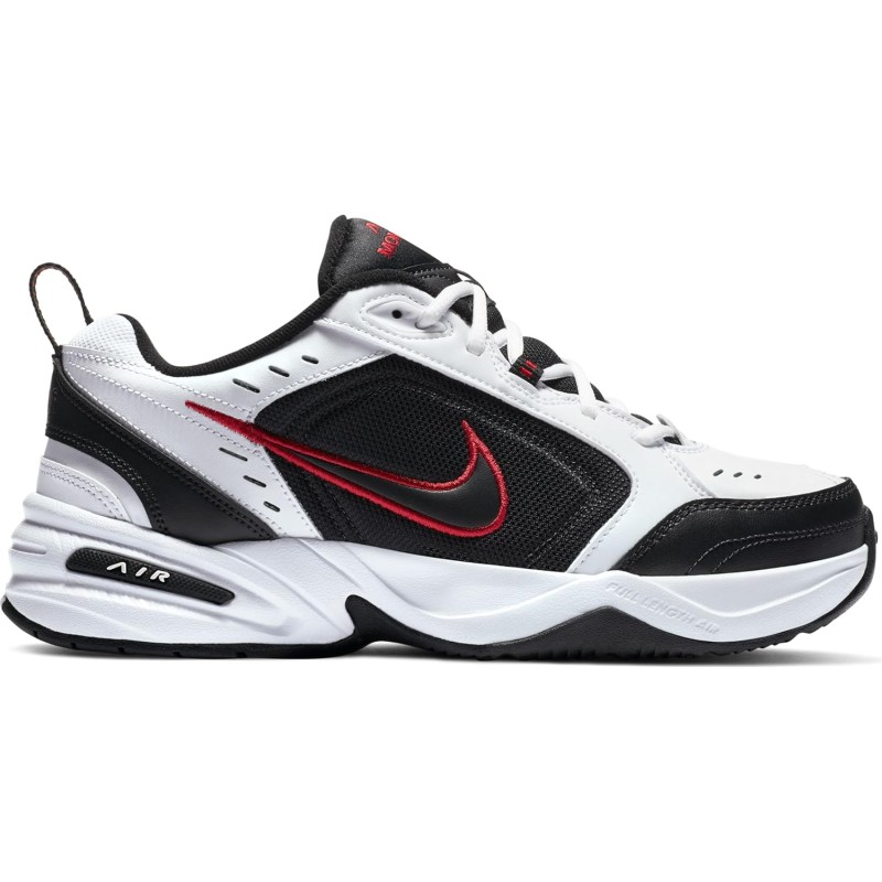 Nike Air Monarch IV, Scarpe da Ginnastica Uomo - 48.5 EU Bianco White Black Varsity Red 445 Nike Air Monarch IV, Scarpe da Ginnastica Uomo - 48.5 EU Bianco White Black Varsity Red 445