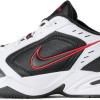 Nike Air Monarch IV, Scarpe da Ginnastica Uomo - 41 EU Bianco White Black Varsity Red 445