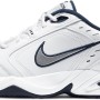Nike Air Monarch IV, Scarpe da Ginnastica Uomo - 39 EU Bianco White Metallic Silver Midnight Navy 445
