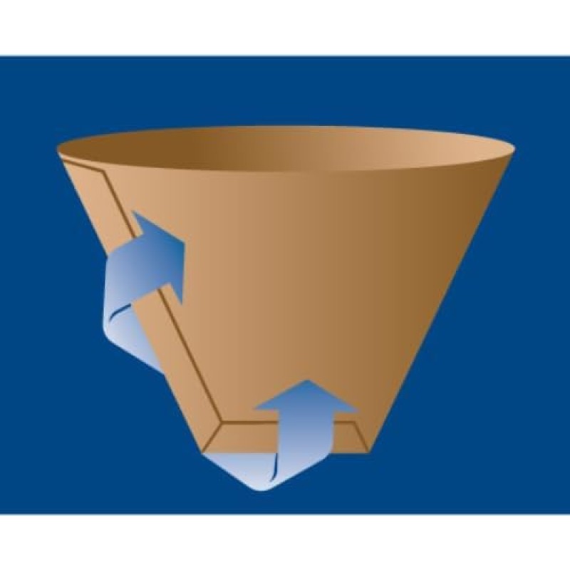 Menalux CFP4 - 100 filtri in carta, numero 4, per macchina da caffè Drip - número 4