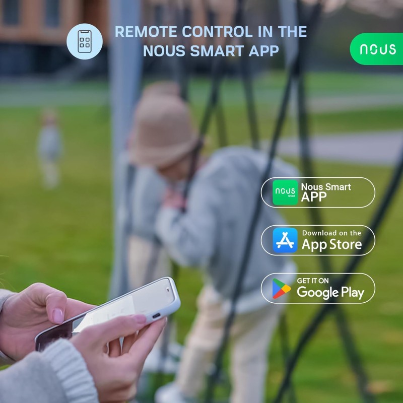 NOUS L3 Valvola dell'acqua Wifi elettrica, compatibile con Google Assistant, Amazon Alexa, Tuya smart life timer giardino irrigazione intelligente, valvola dell'acqua WLAN, 2,4 GHz NOUS L3 Valvola dell'acqua Wifi elettrica, compatibile con Google Assistant, Amazon Alexa, Tuya smart life timer giardino irrigazione intelligente, valvola dell'acqua WLAN, 2,4 GHz