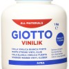 GIOTTO VINILIK - Barattolo Da 1 Kg Colla Vinilica, Colore Bianca - Barattolo 1 Kg.