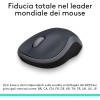 Logitech M185 Mouse Wireless, 2,4 GHz con Mini Ricevitore USB, Durata Batteria di 12 Mesi, Tracciamento Ottico 1000 DPI, Ambidestro, Compatibile con PC, Mac, Laptop - Grigio - Grigio Logitech M185 Mouse Wireless, 2,4 GHz con Mini Ricevitore USB, Durata Batteria di 12 Mesi, Tracciamento Ottico 1000 DPI, Ambidestro, Compatibile con PC, Mac, Laptop - Grigio - Grigio