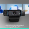 Logitech C920 HD Pro Webcam, Videochiamata Full HD 1080p/30fps, Audio Stereo Chiaro, Correzione Luce HD, Funziona con Skype, Zoom, FaceTime, Hangouts, PC, Mac, Laptop, Tablet, Chromebook - Nero Logitech C920 HD Pro Webcam, Videochiamata Full HD 1080p/30fps, Audio Stereo Chiaro, Correzione Luce HD, Funziona con Skype, Zoom, FaceTime, Hangouts, PC, Mac, Laptop, Tablet, Chromebook - Nero