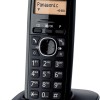 Panasonic KX-TG1611JTH Telefono Cordless Digitale, Unità Base e Ricevitore Singolo, ID Chiamante, Batteria Lunga Durata, Display LCD, Rubrica, Memoria di Riselezione, Sveglia, Grigio Antracite - Singolo Nero