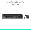 Logitech MK220 Combo Tastiera e Mouse Wireless Compatti per Windows, 2,4 GHz Wireless con Ricevitore USB Unifying, Durata Batteria di 24 Mesi, Compatibile con PC, Laptop, Layout Italiano QWERTY - Nero Logitech MK220 Combo Tastiera e Mouse Wireless Compatti per Windows, 2,4 GHz Wireless con Ricevitore USB Unifying, Durata Batteria di 24 Mesi, Compatibile con PC, Laptop, Layout Italiano QWERTY - Nero