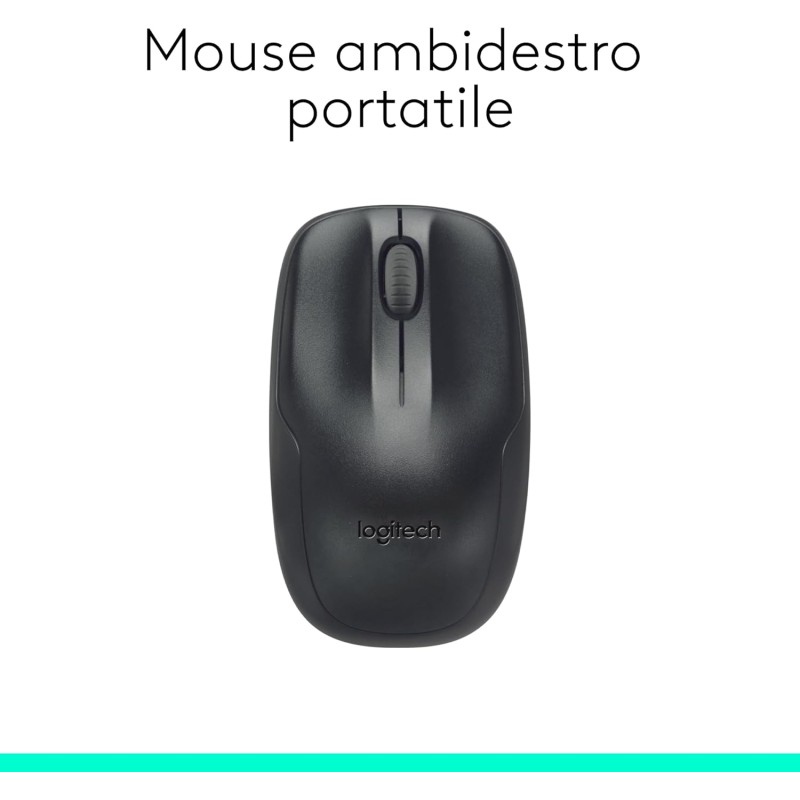 Logitech MK220 Combo Tastiera e Mouse Wireless Compatti per Windows, 2,4 GHz Wireless con Ricevitore USB Unifying, Durata Batteria di 24 Mesi, Compatibile con PC, Laptop, Layout Italiano QWERTY - Nero Logitech MK220 Combo Tastiera e Mouse Wireless Compatti per Windows, 2,4 GHz Wireless con Ricevitore USB Unifying, Durata Batteria di 24 Mesi, Compatibile con PC, Laptop, Layout Italiano QWERTY - Nero