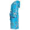 Playshoes Accappatoio in Pile Vestaglia Unisex-Bambini e Ragazzi - 134-140 calcio azzurro
