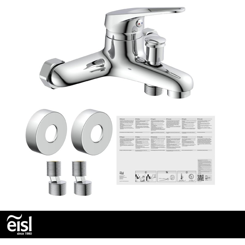 EISL SPEED NI023SCR, rubinetto vasca da bagno, miscelatore vasca da bagno, rubinetto doccia miscelatore, per la vasca da bagno, cromo - Miscelatore Per Vasca Da Bagno Cromato EISL SPEED NI023SCR, rubinetto vasca da bagno, miscelatore vasca da bagno, rubinetto doccia miscelatore, per la vasca da bagno, cromo - Miscelatore Per Vasca Da Bagno Cromato