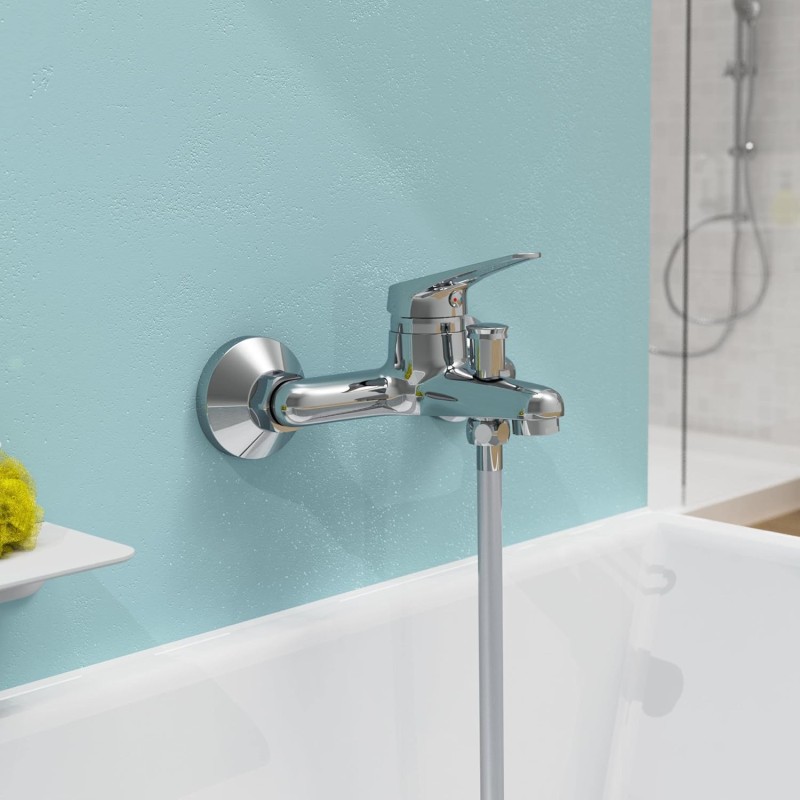 EISL SPEED NI023SCR, rubinetto vasca da bagno, miscelatore vasca da bagno, rubinetto doccia miscelatore, per la vasca da bagno, cromo - Miscelatore Per Vasca Da Bagno Cromato EISL SPEED NI023SCR, rubinetto vasca da bagno, miscelatore vasca da bagno, rubinetto doccia miscelatore, per la vasca da bagno, cromo - Miscelatore Per Vasca Da Bagno Cromato