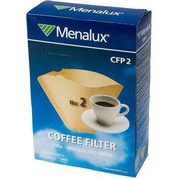 Menalux 900256313 Cfp2 Filtri Caffe in Carta Ecologica, 2 Tazze - 100 Unidades