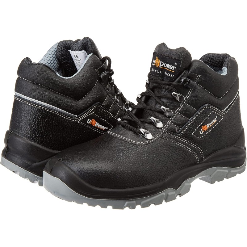 Scarpa Antinfortunistica Pelle Stampata Idrorepellente Reptile RS S3 SRC U-Power - 37 EU Nero Scarpa Antinfortunistica Pelle Stampata Idrorepellente Reptile RS S3 SRC U-Power - 37 EU Nero