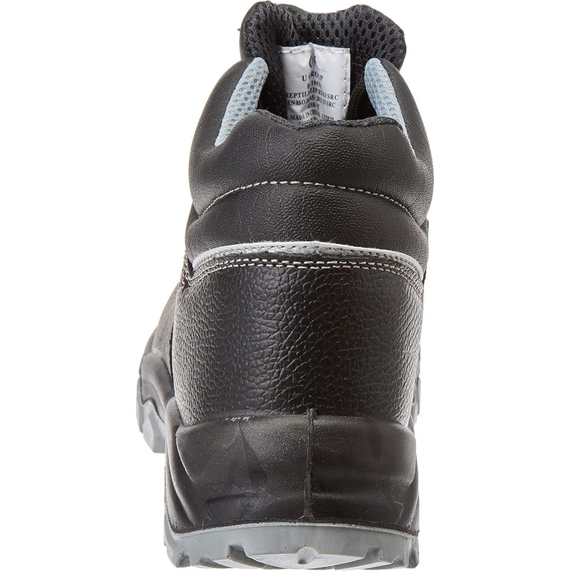 Scarpa Antinfortunistica Pelle Stampata Idrorepellente Reptile RS S3 SRC U-Power - 38 EU Nero Scarpa Antinfortunistica Pelle Stampata Idrorepellente Reptile RS S3 SRC U-Power - 38 EU Nero
